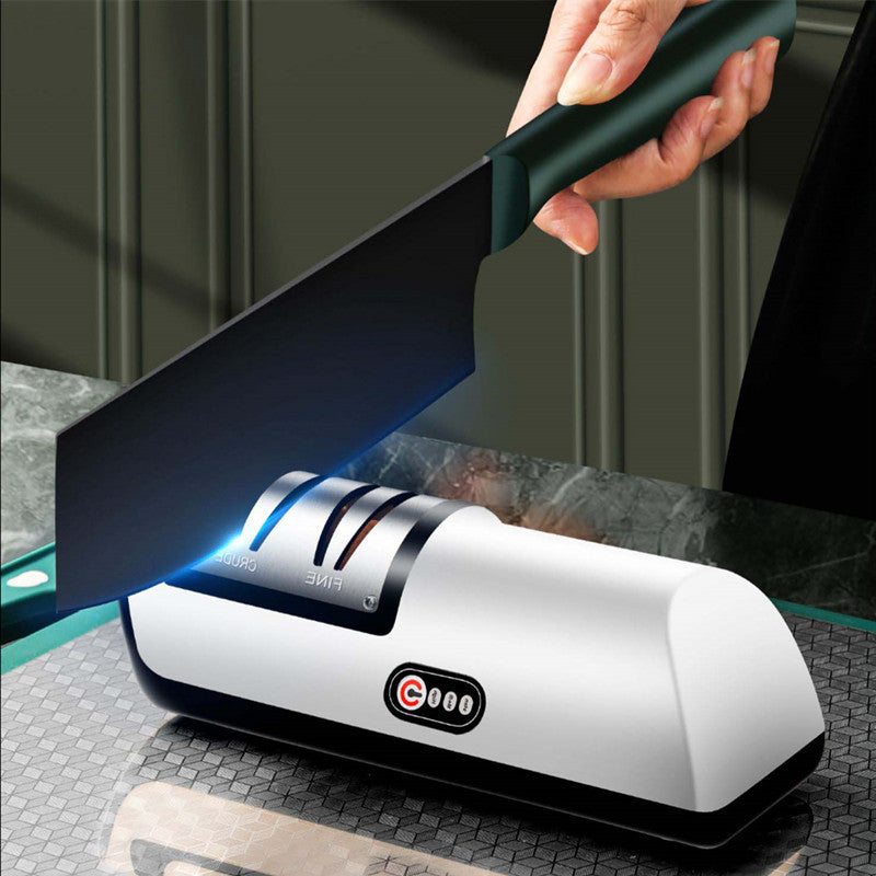 USB Rechargeable Electric Knife Sharpener Automatic