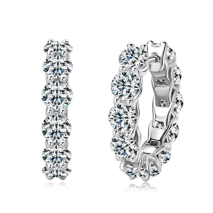 Earrings Diamond 925 Silver