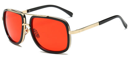 Square Sunglasses Men Luxury Brand Design