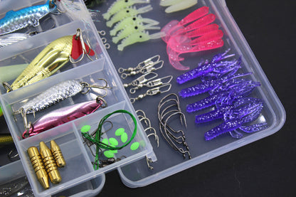 Fishing Gear Sequined Soft Bait Set