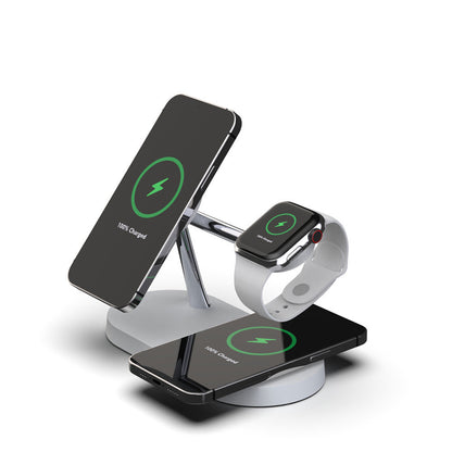 Multifunctional Five-In-One Magnetic Wireless Charging Holder Charger 15W Fast Charge