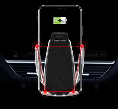 Fast Wireless Charging With Car Phone Holder S5