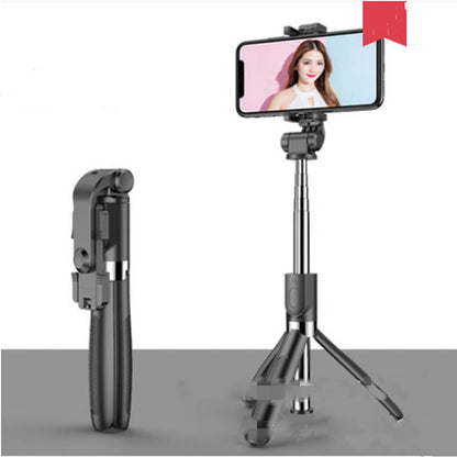 Tripod Selfie Stick Mobile Universal Live Triangle Bracket One Bluetooth Selfie Artifact