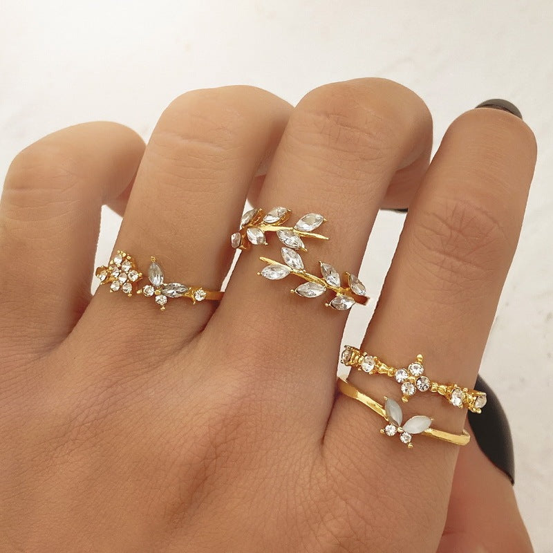 Diamond Combination Set Rings