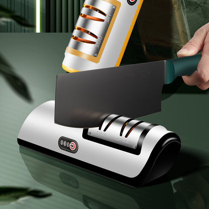 USB Rechargeable Electric Knife Sharpener Automatic