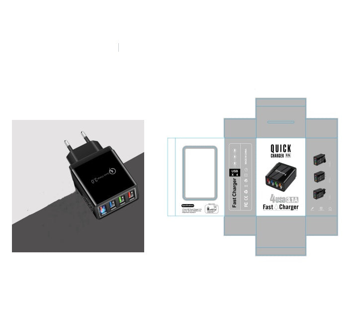 USB Charger Quick Charge 3.0 4 Phone Adapter