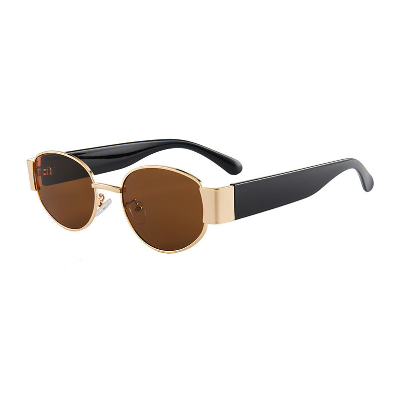 Trendy Small Frame Round Sunglasses Women Men Luxury