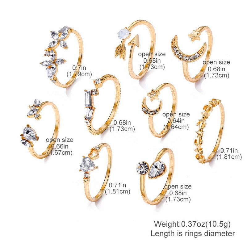 Diamond Combination Set Rings