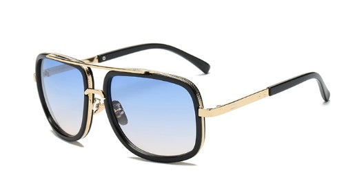 Square Sunglasses Men Luxury Brand Design