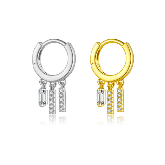 Earrings Square S925