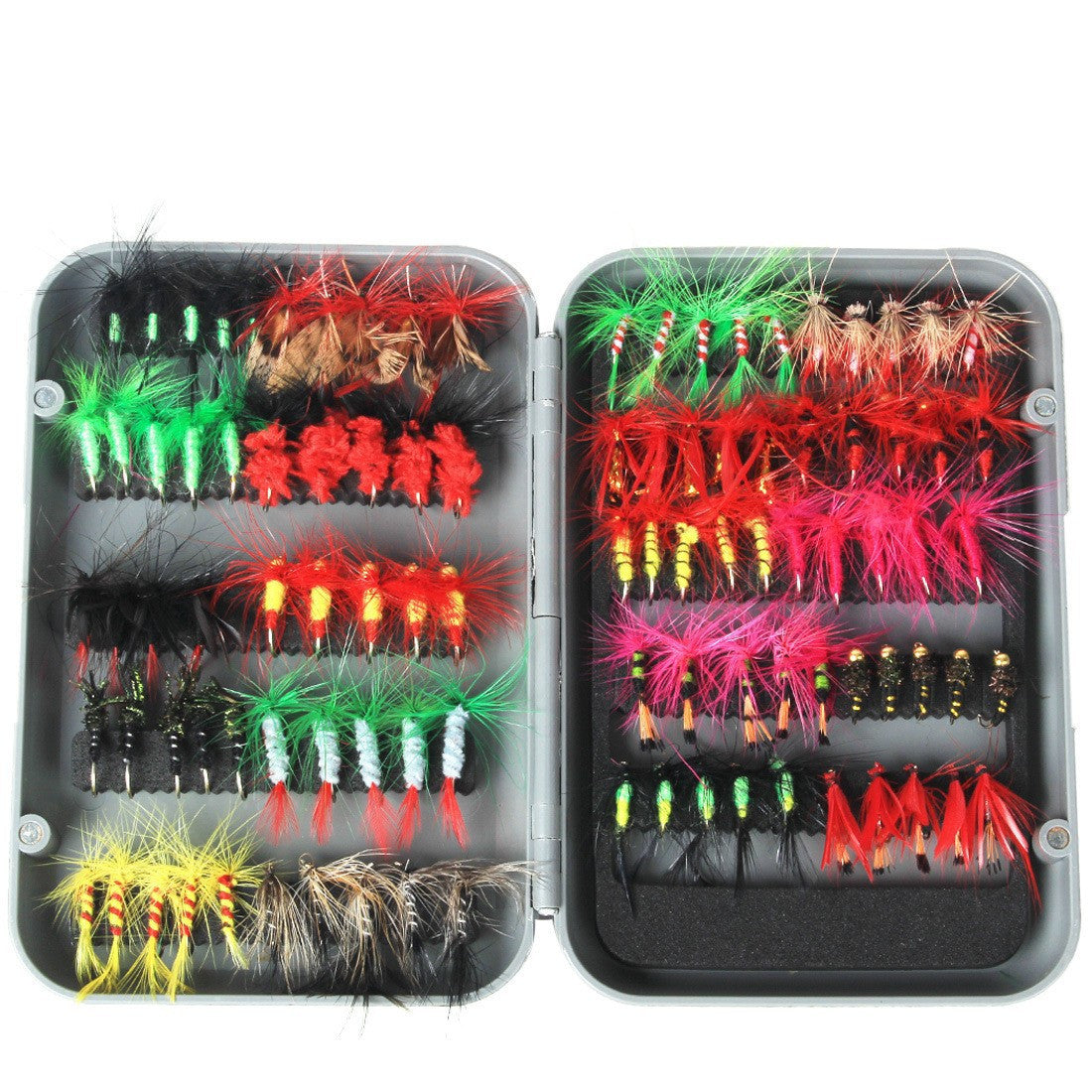 Fishing Gear 100 Fly Bait Set