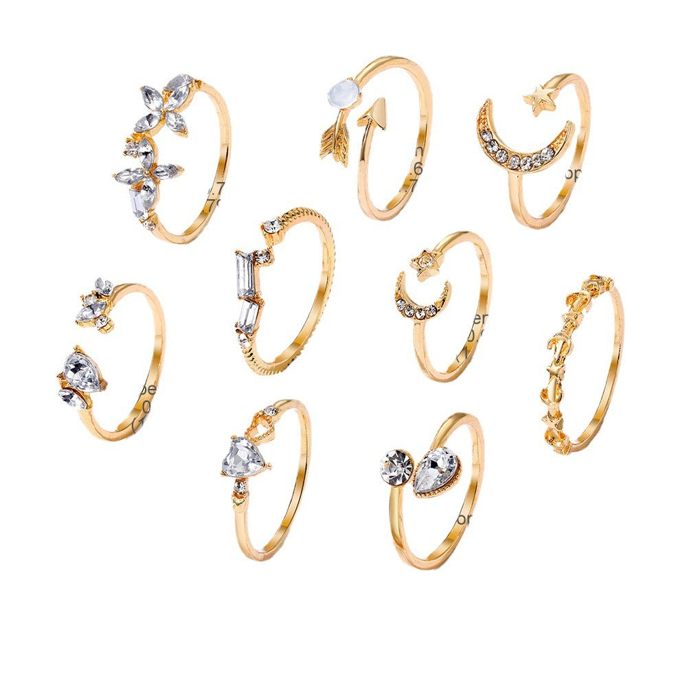 Diamond Combination Set Rings