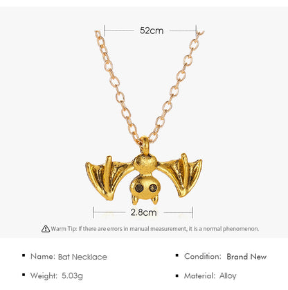 Men's Retro Bat Necklace