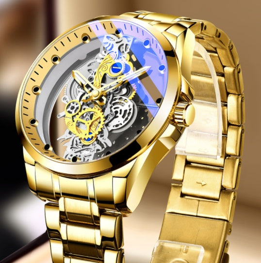 Men Watch Skeleton Automatic