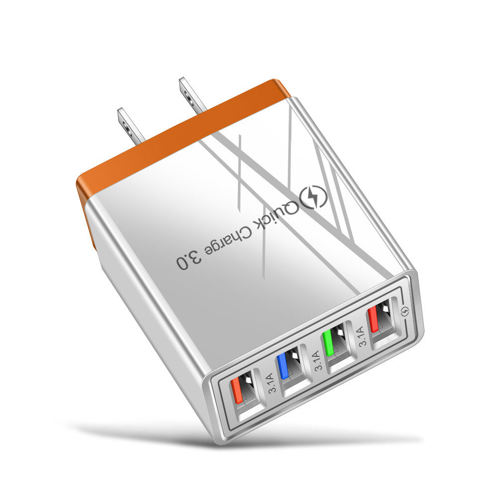 USB Charger Quick Charge 3.0 4 Phone Adapter