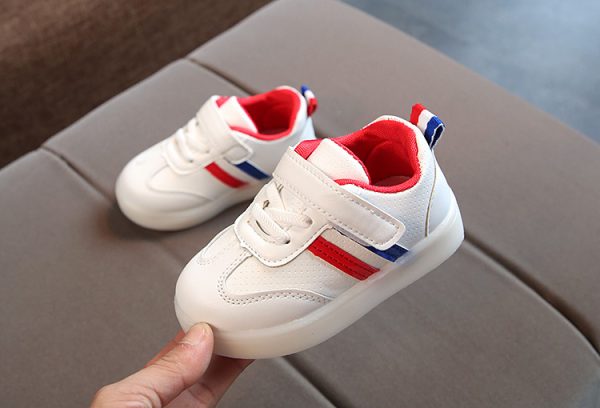 Kimmy White LED Sneakers Shoes - Image 5