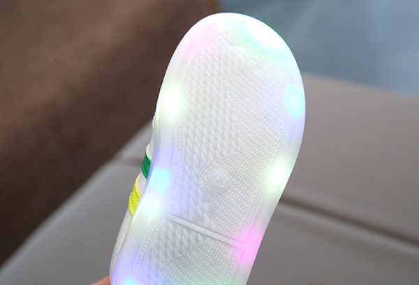 Kimmy White LED Sneakers Shoes - Image 10