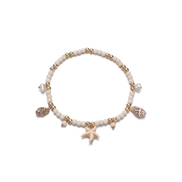 Fashion Ocean Style Starfish Conch Turquoise Woven Women - Image 2