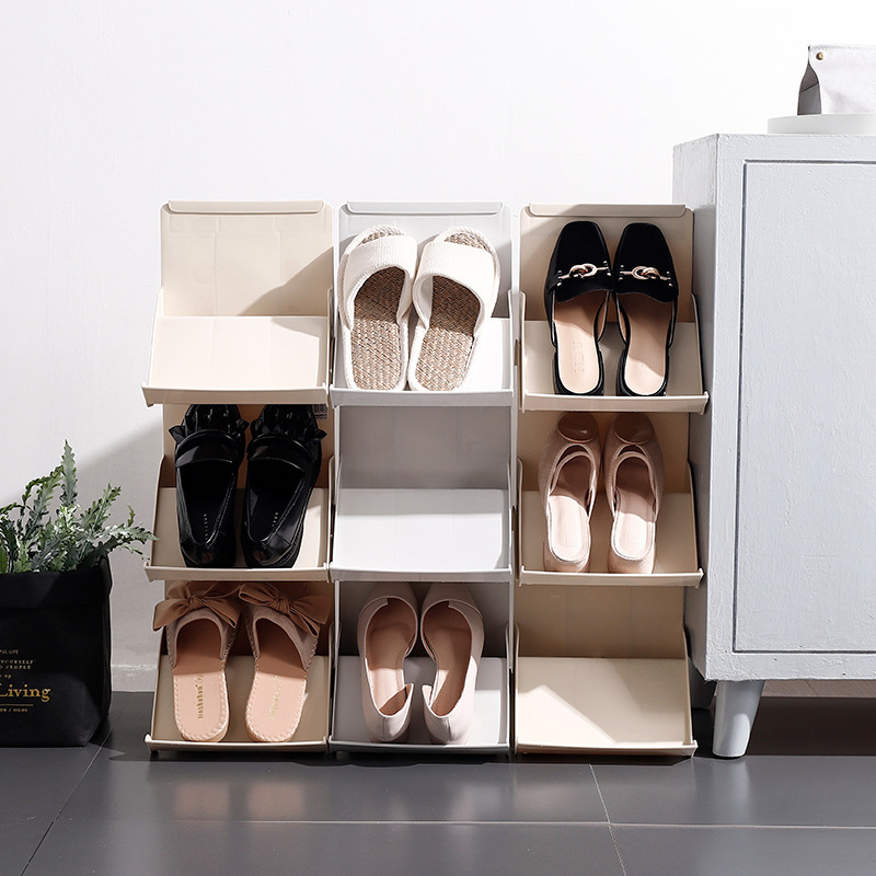 Shoe Rack Home Stackable Multi-layer Shoe Storage Shelf Organizer For Any Occasion Shoe Storage Space Saving - Image 3